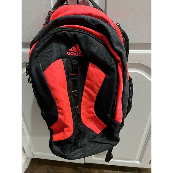Adidas Load Spring Backpack Black/pink Back - Picture 1 of 12